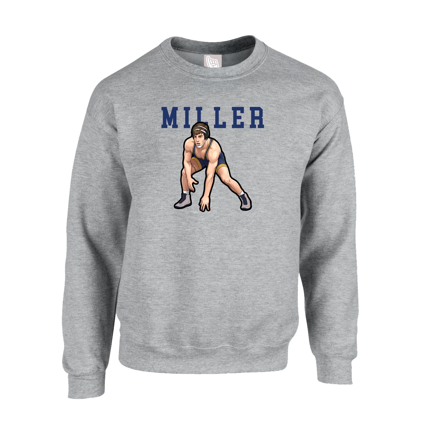 Fleece Crew — Shirsey in Grey