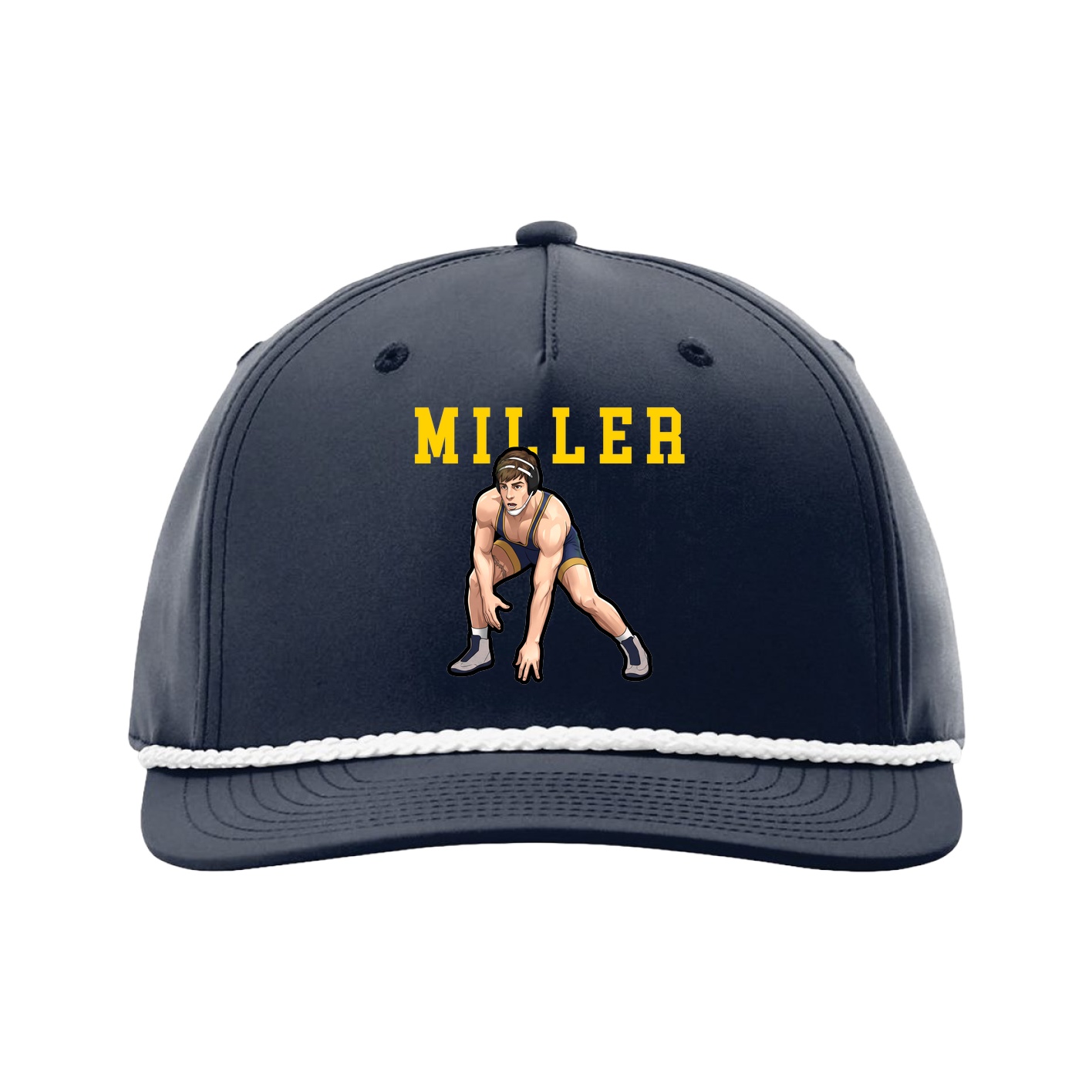 Five-Panel Classic Rope Cap — Shirsey in Navy