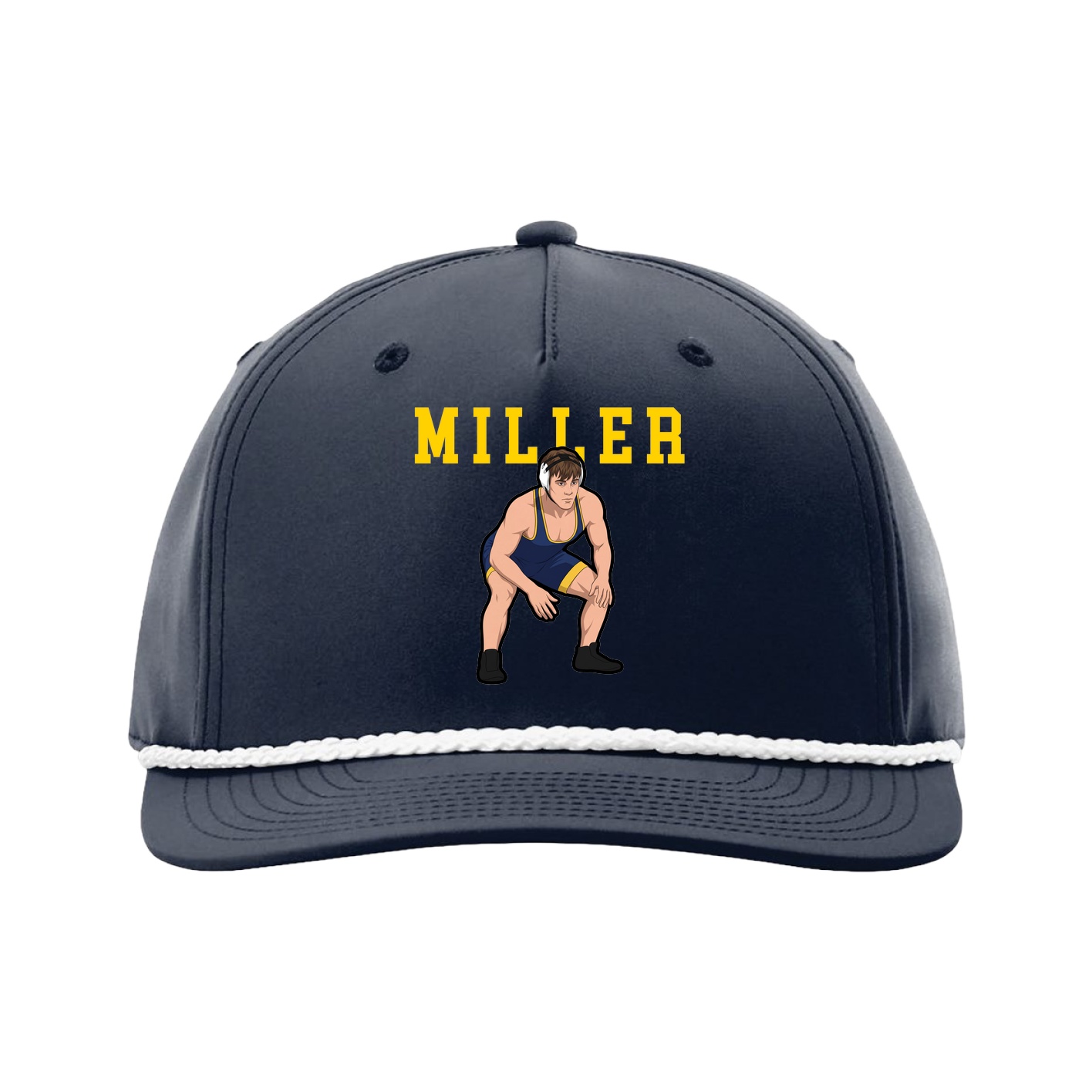 Five-Panel Classic Rope Cap — Shirsey in Navy