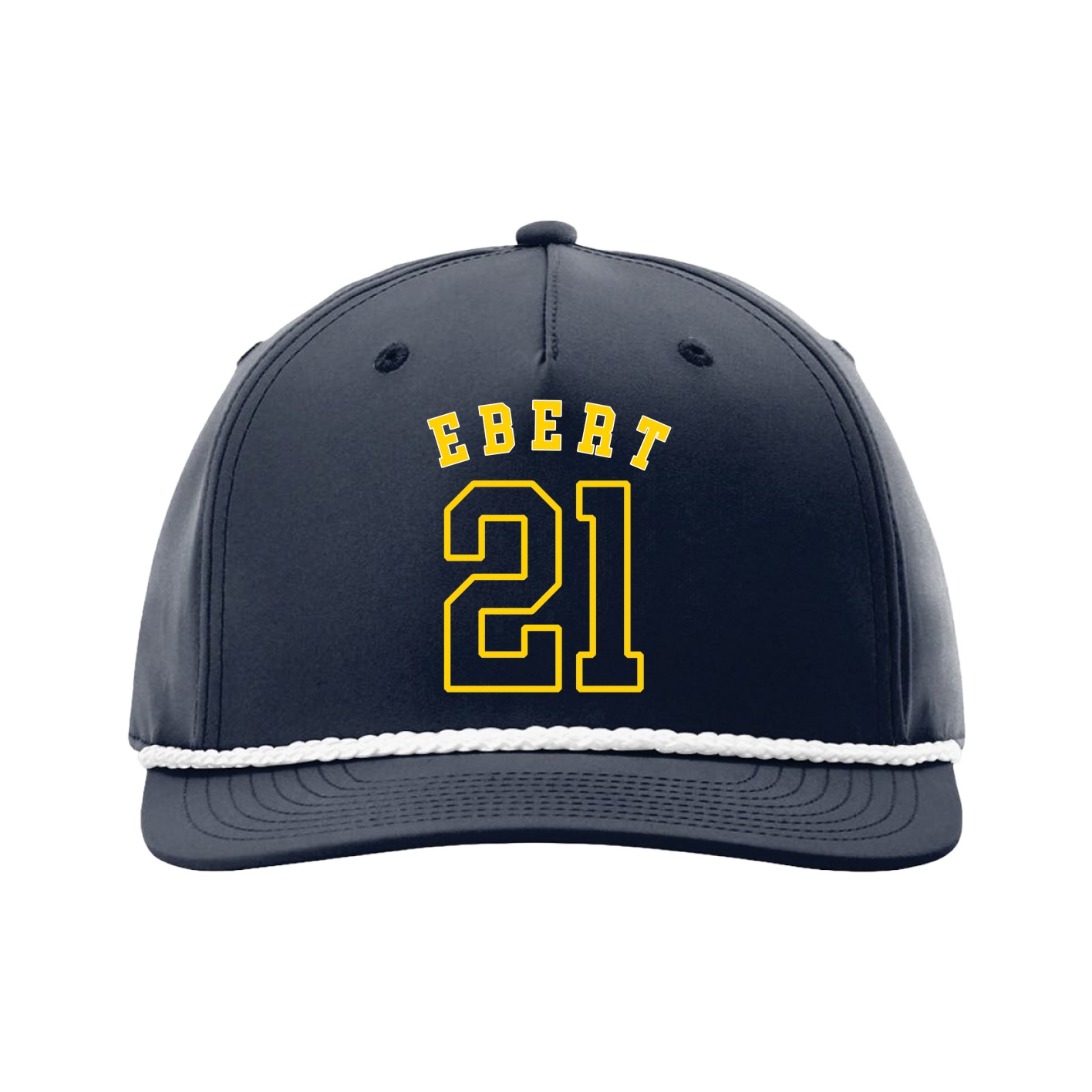 Five-Panel Classic Rope Cap — Shirsey Arch in Navy