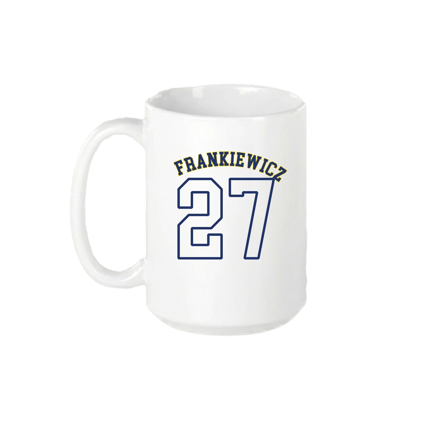 15oz Coffee Mug — Shirsey Arch in White