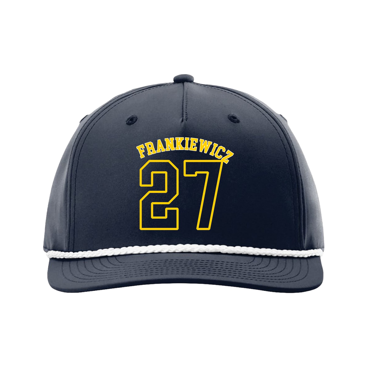 Five-Panel Classic Rope Cap — Shirsey Arch in Navy