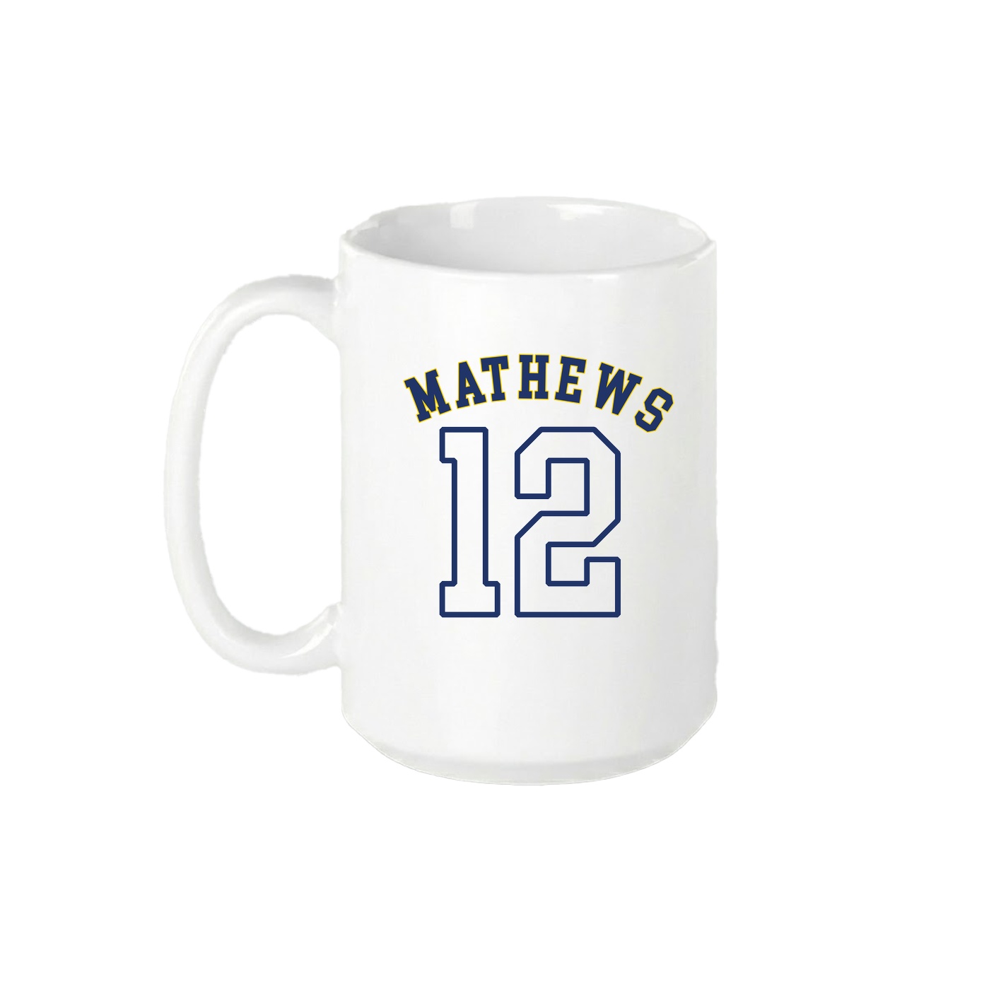 15oz Coffee Mug — Shirsey Arch in White