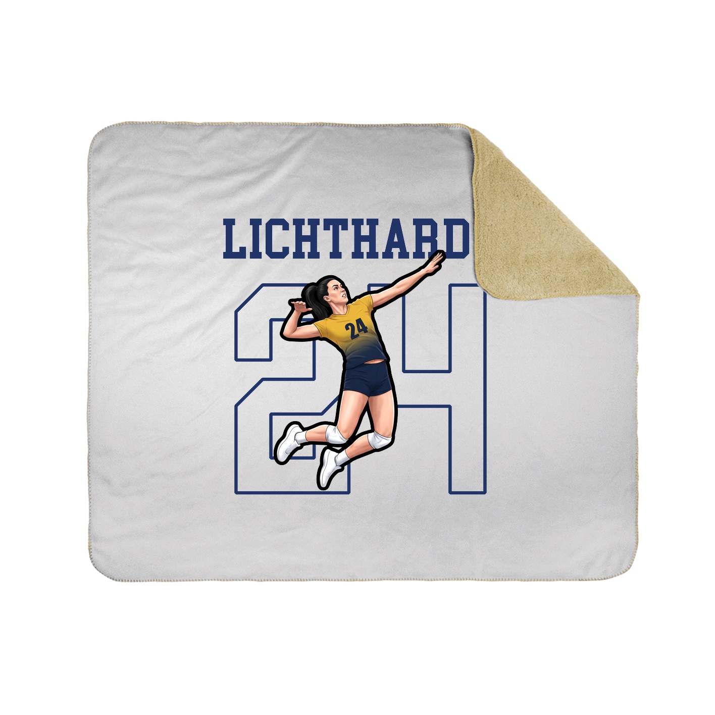 50x60 Sherpa Lined Throw Blanket