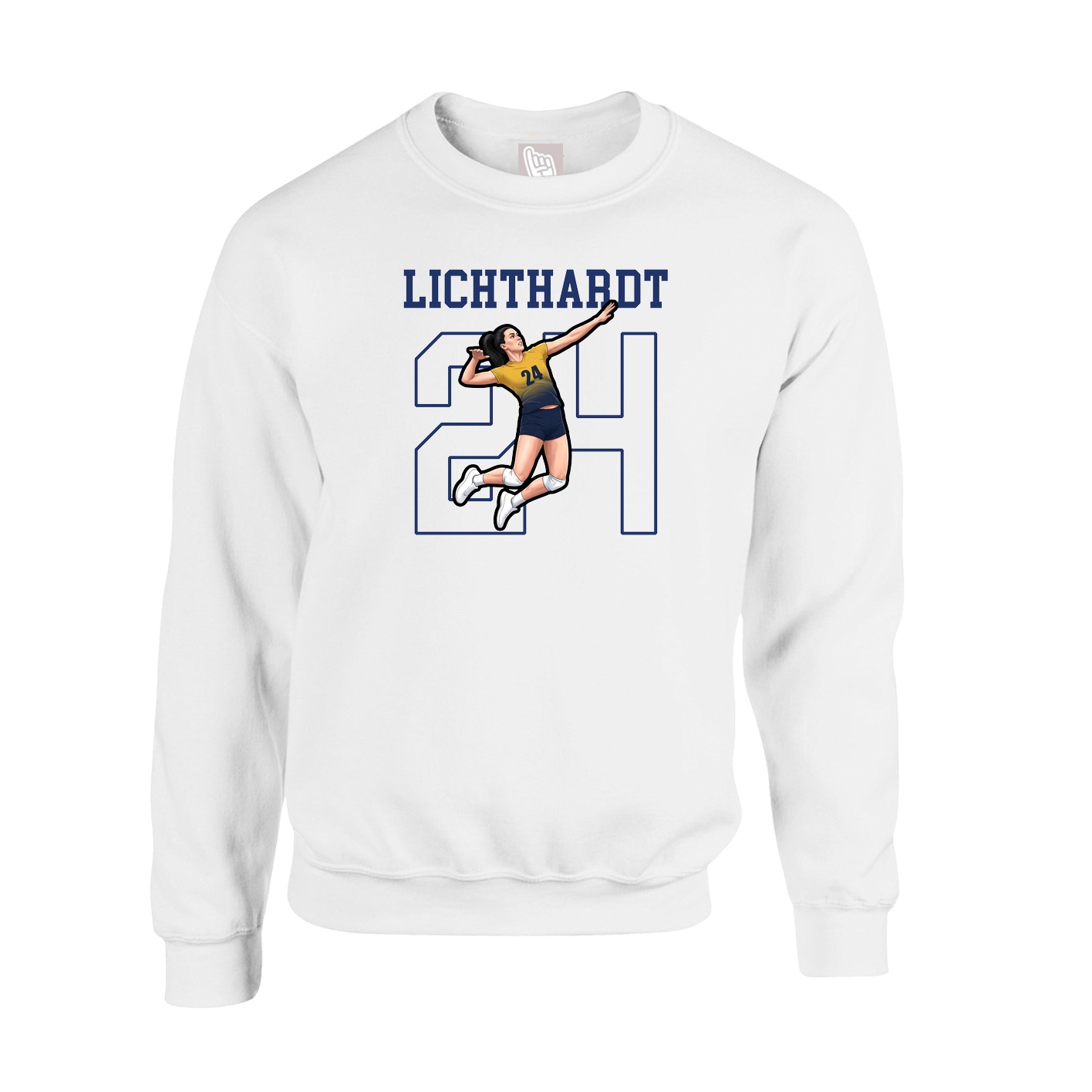 Fleece Crew — Shirsey in White
