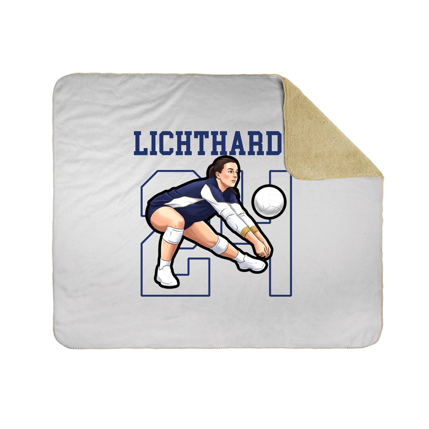 Throw Blanket — Shirsey in White