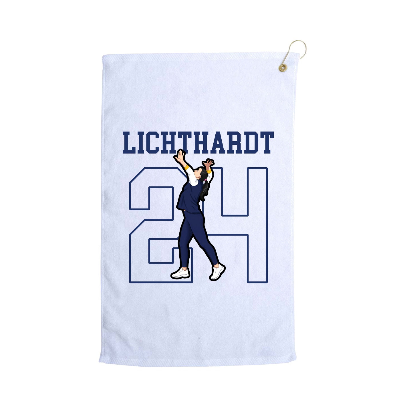 Golf Towel — Shirsey in White