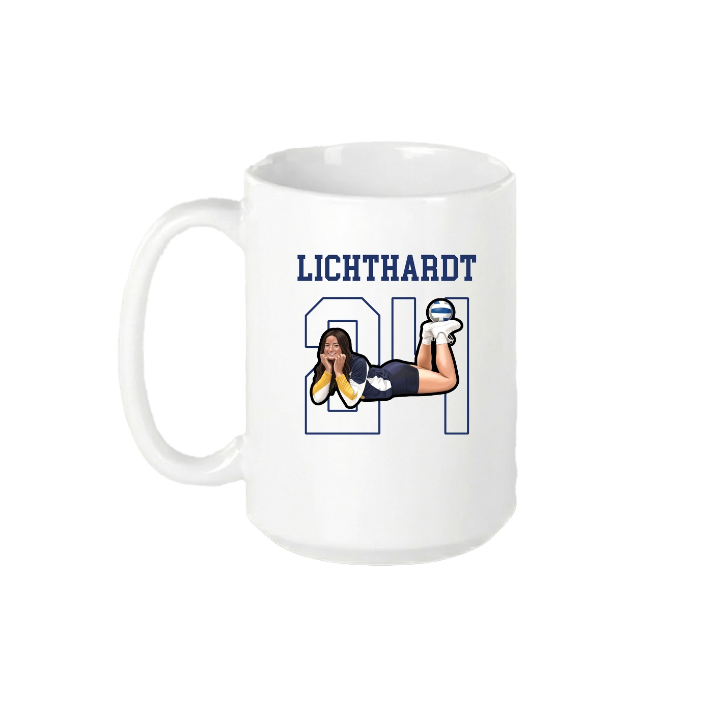 15oz Coffee Mug — Shirsey in White
