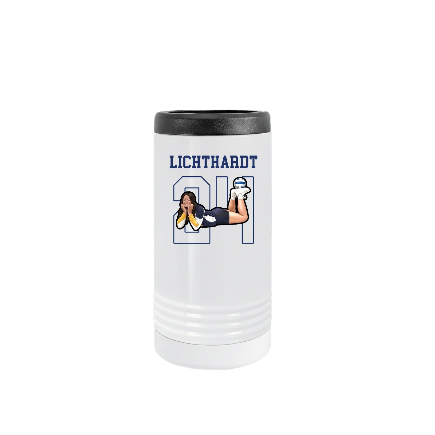 Slim Beverage Holder — Shirsey in White