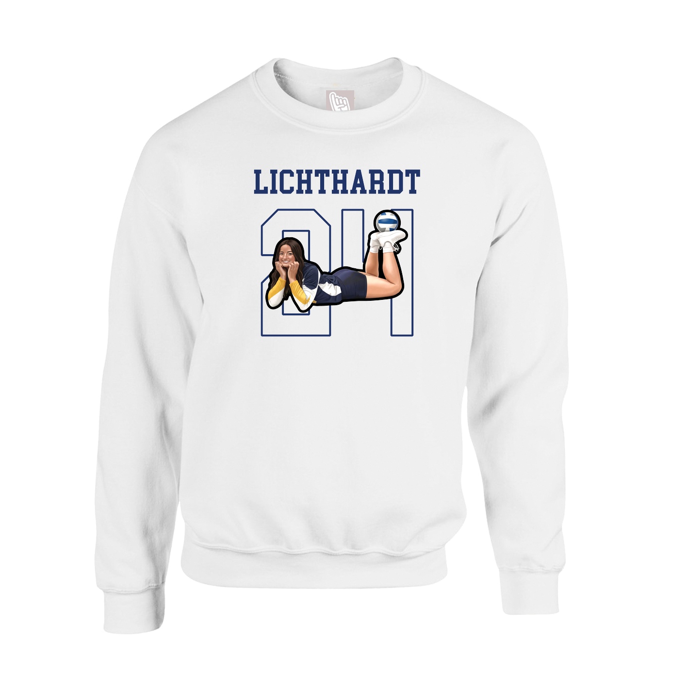 Fleece Crew — Shirsey in White