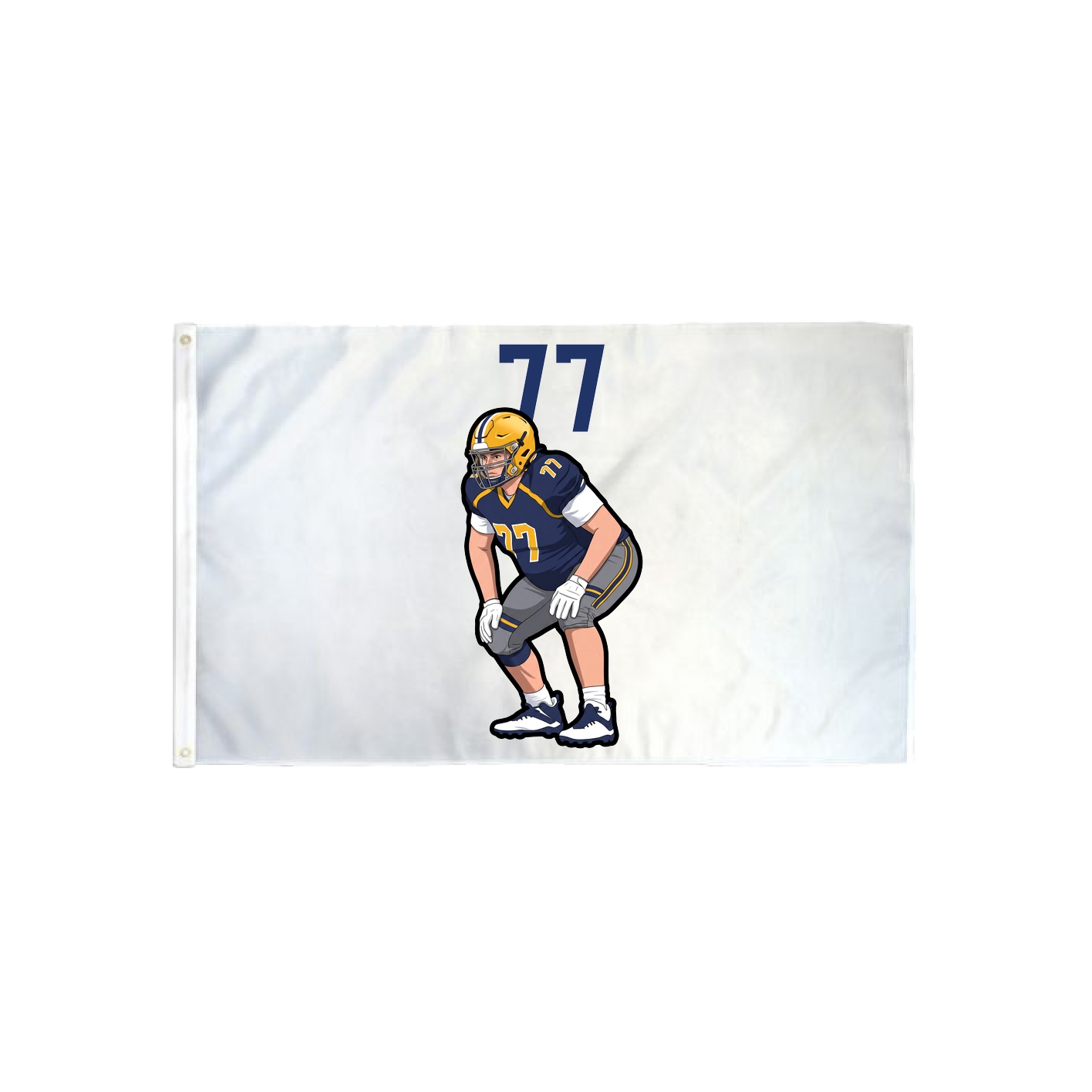 3x5 Flag — Number Top in Classic