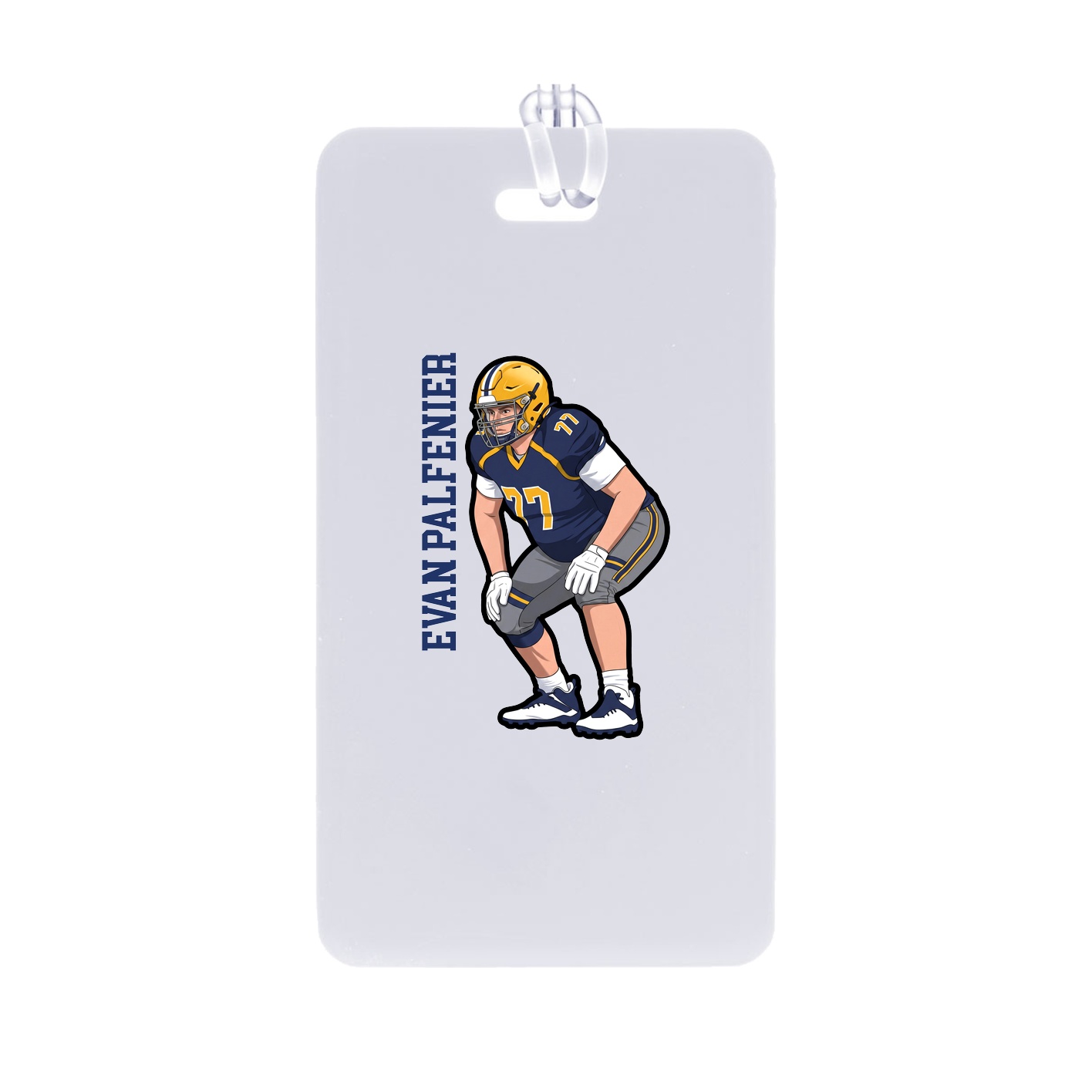 Bag Tag — Name Vertical in Classic