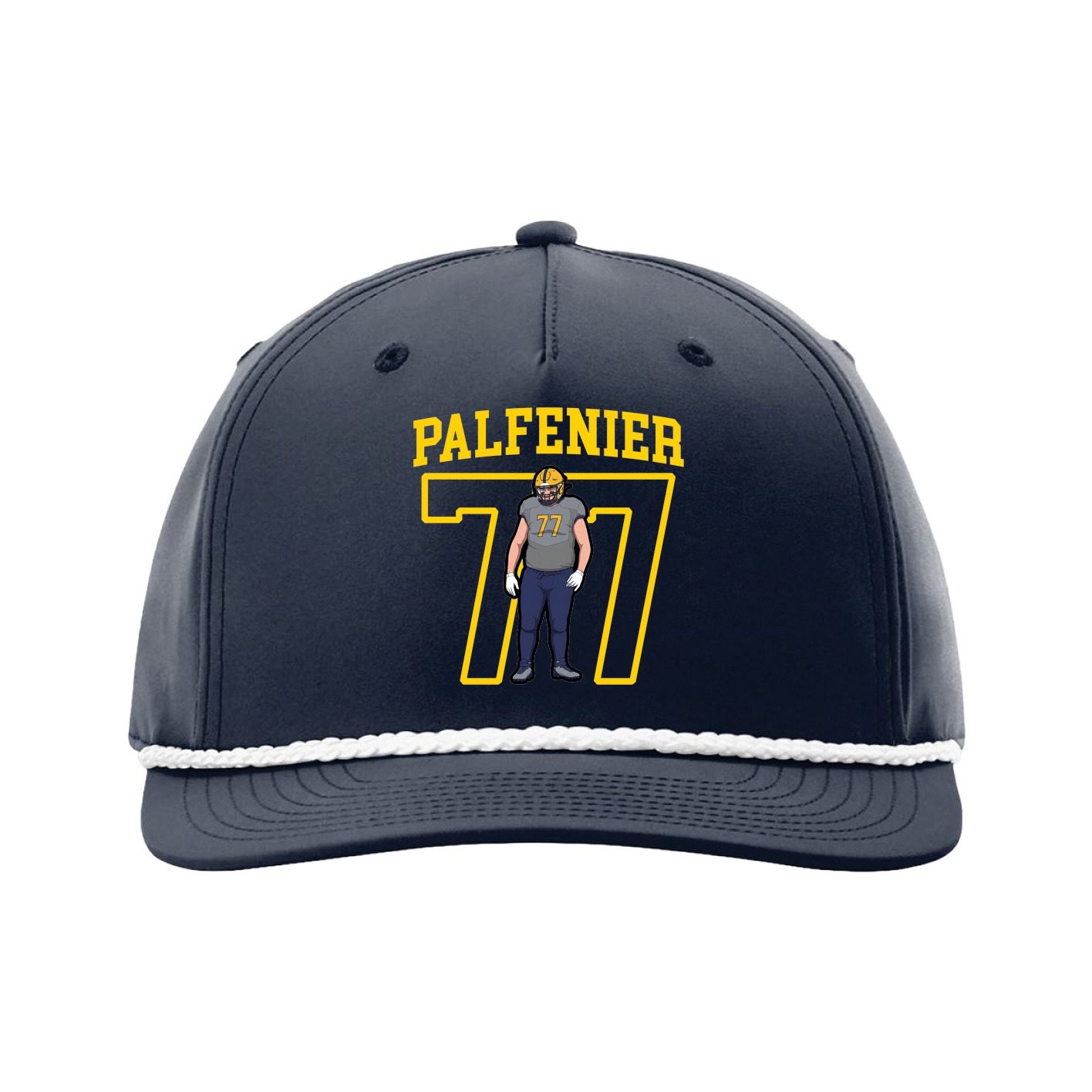 Five-Panel Classic Rope Cap — Shirsey in Navy