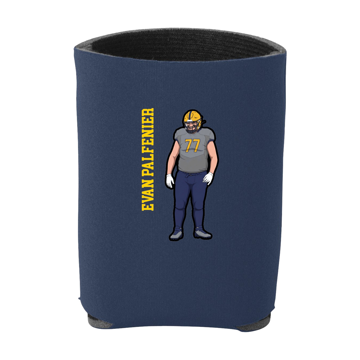 Can Holder — Name Vertical in Navy