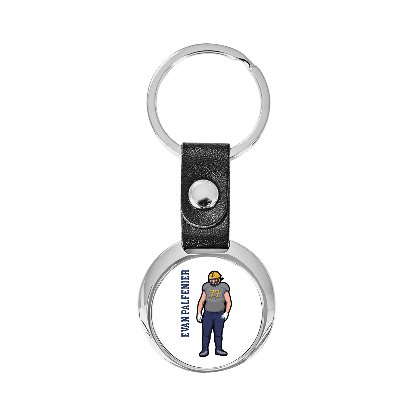 Key Chain — Name Vertical in Classic