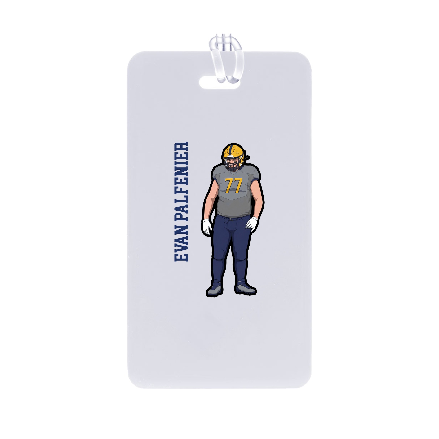Bag Tag — Name Vertical in Classic