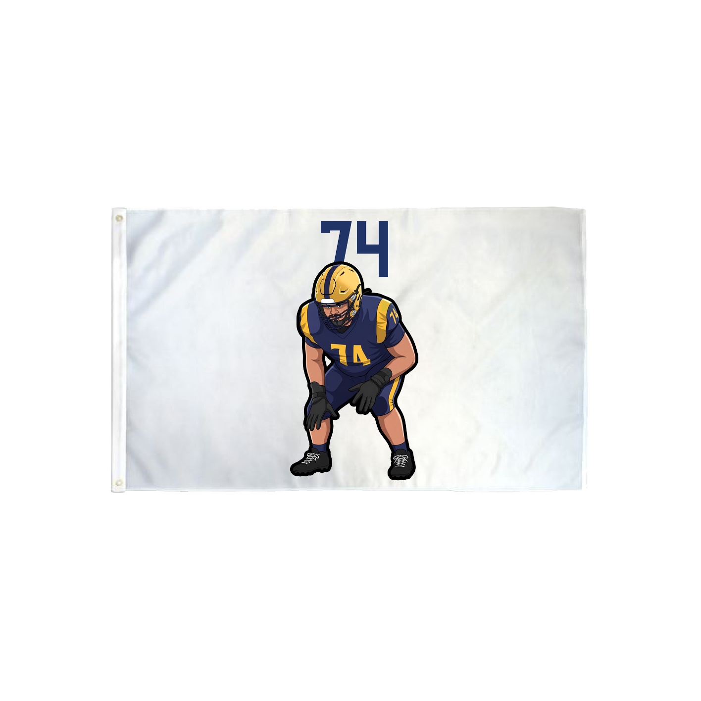 3x5 Flag — Number Top in Classic