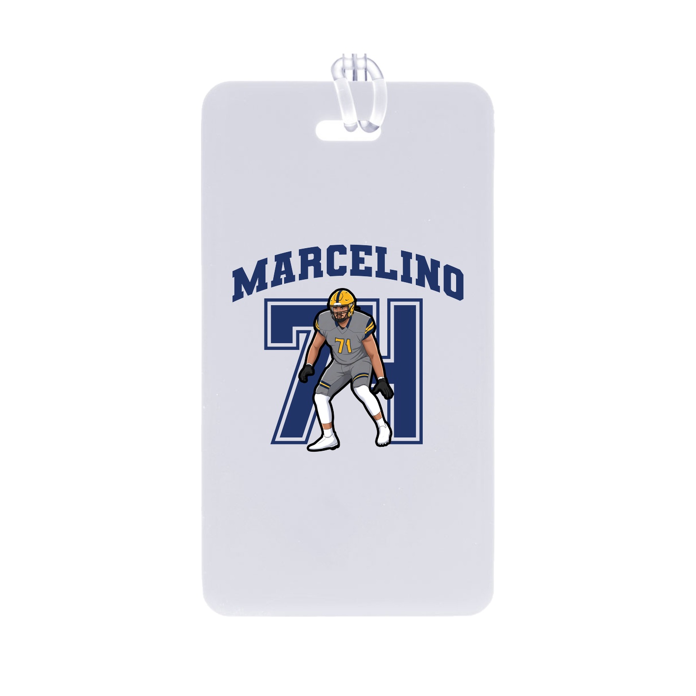 Bag Tag — Number in Classic
