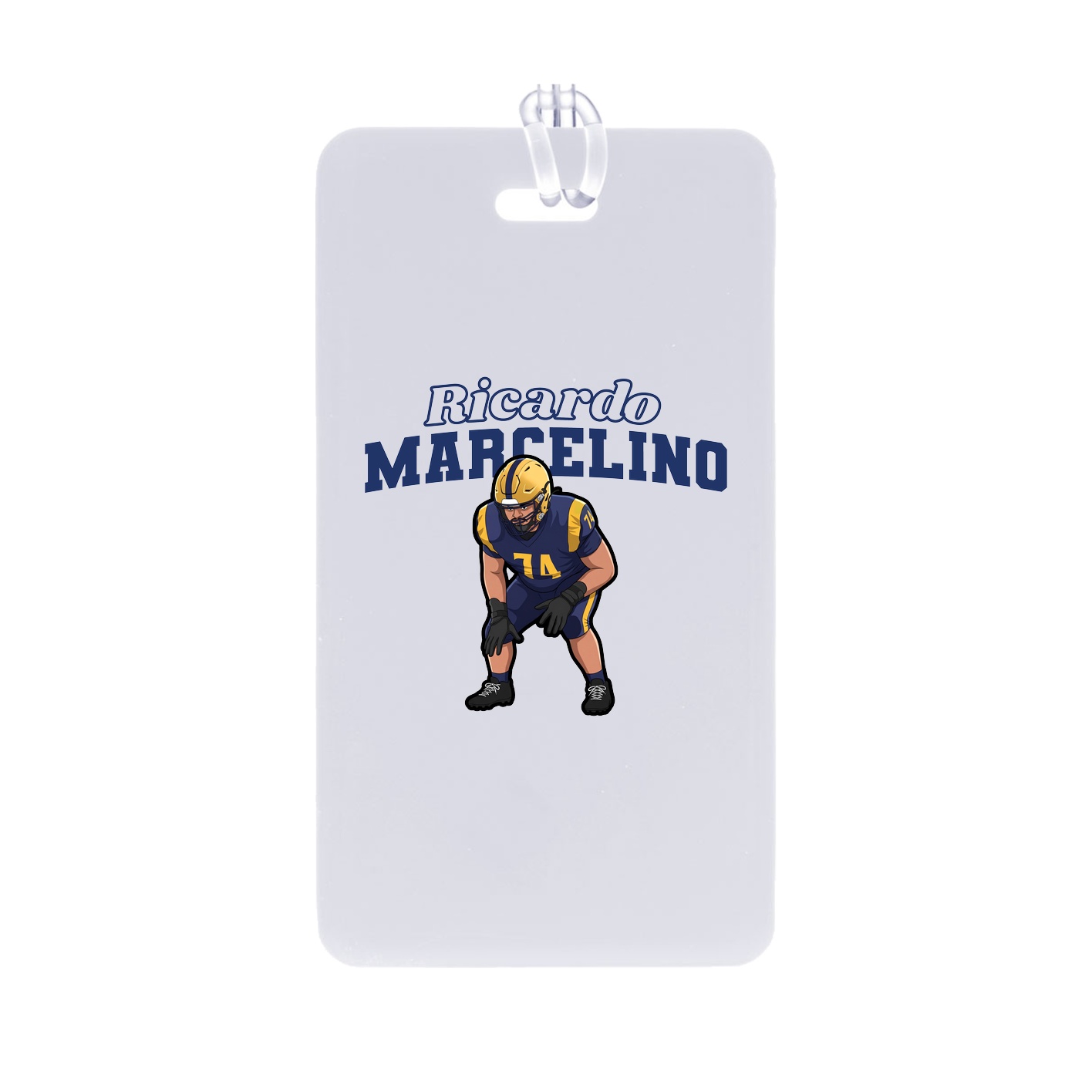 Bag Tag — Name Arch in Classic