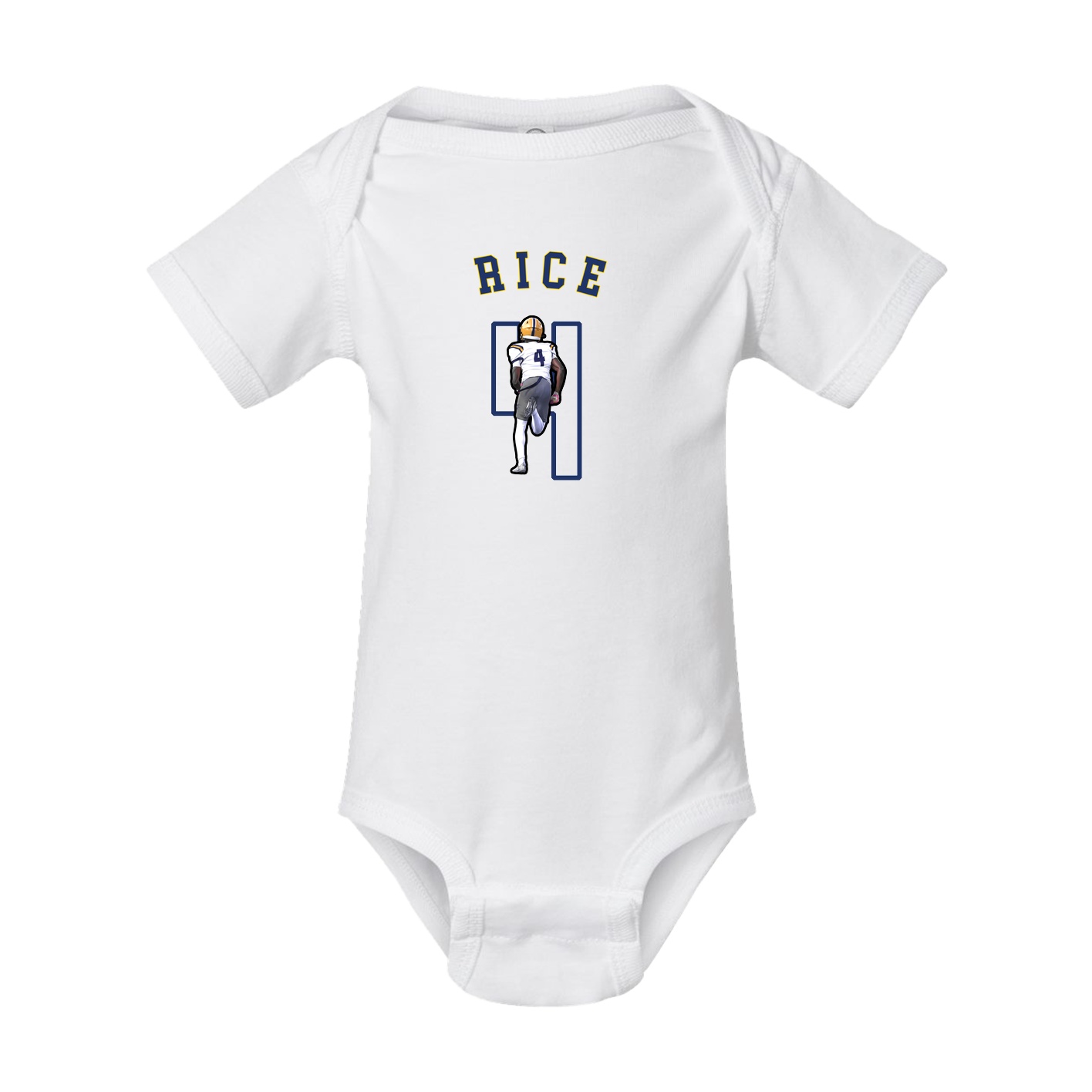 Baby Onesie — Shirsey Arch in White