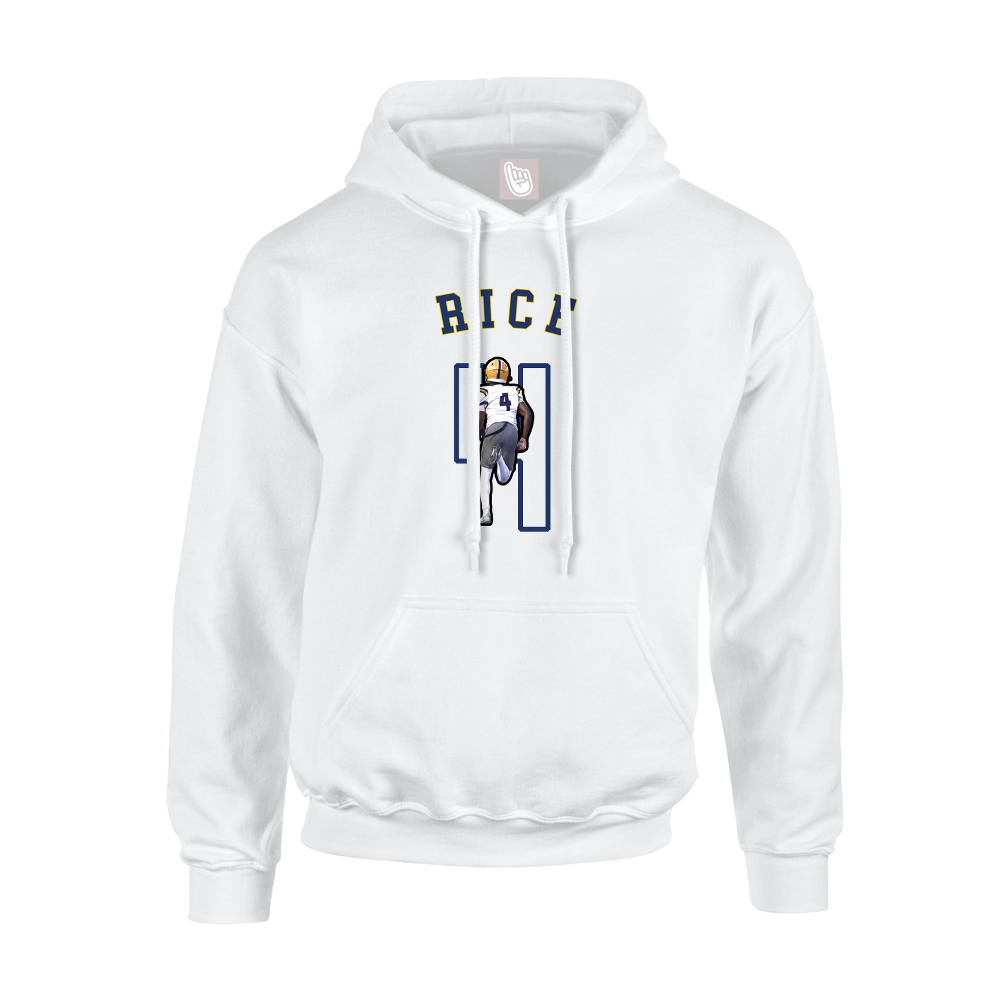 Hoodie — Shirsey Arch in White