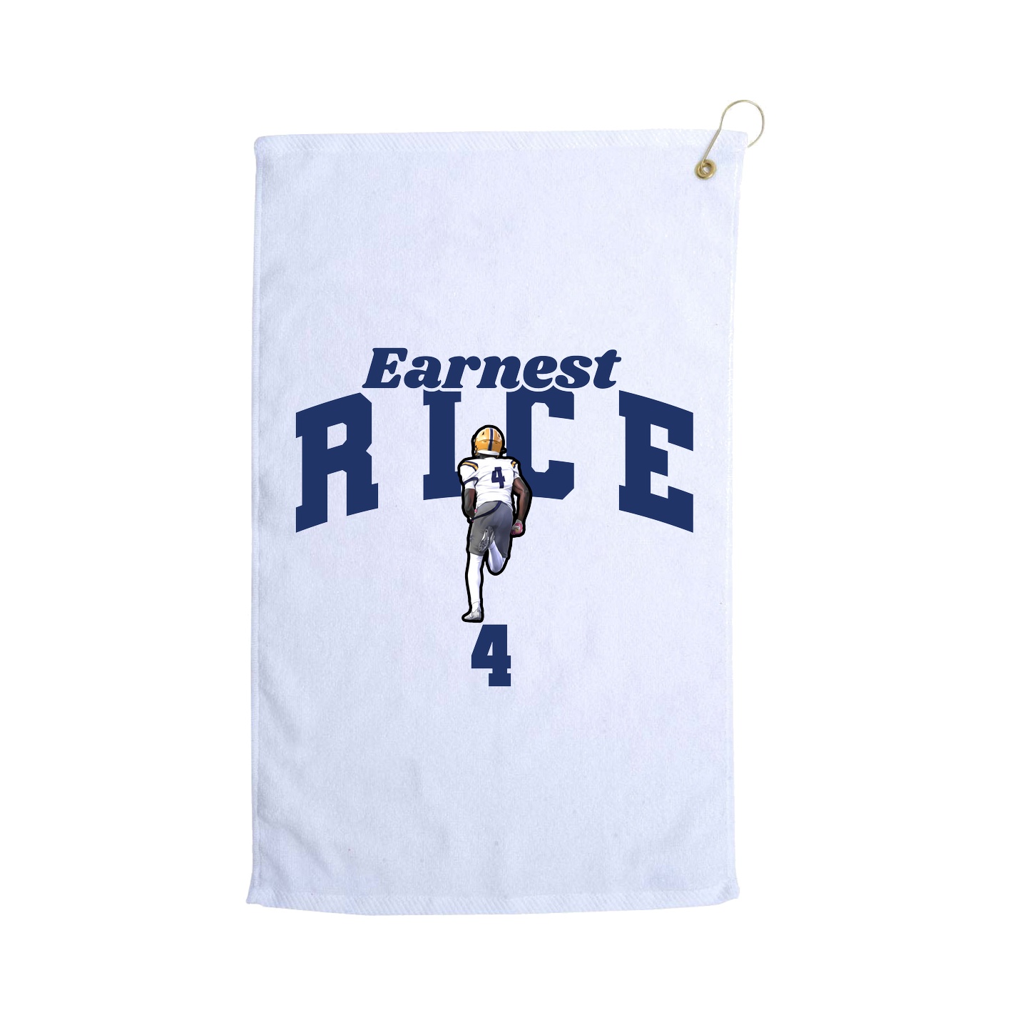 Golf Towel — Signature Arch in White
