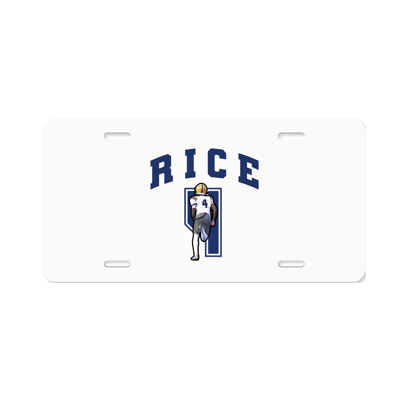 License Plate — Number in Classic