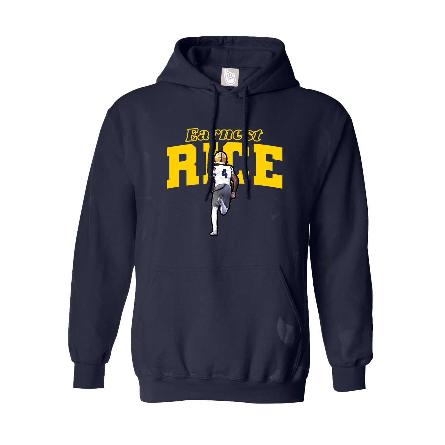 Hoodie — Name Arch in Navy