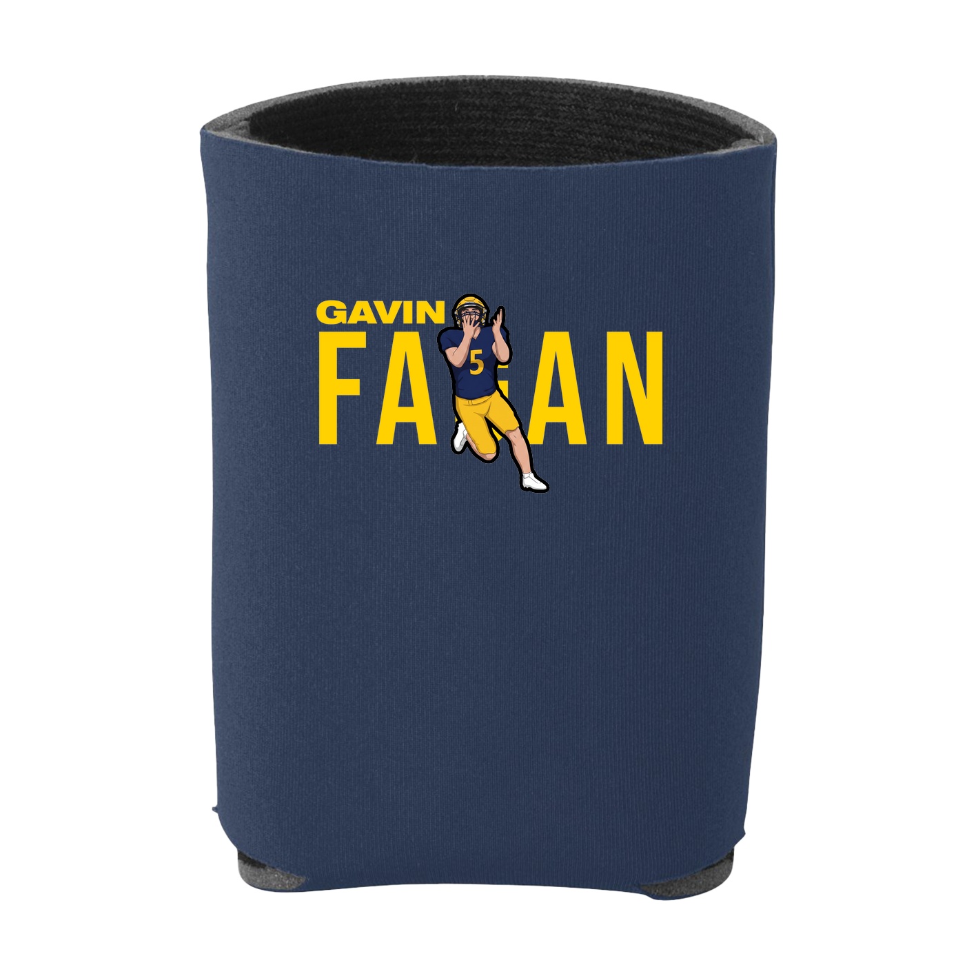 Can Holder — Player Name in Navy