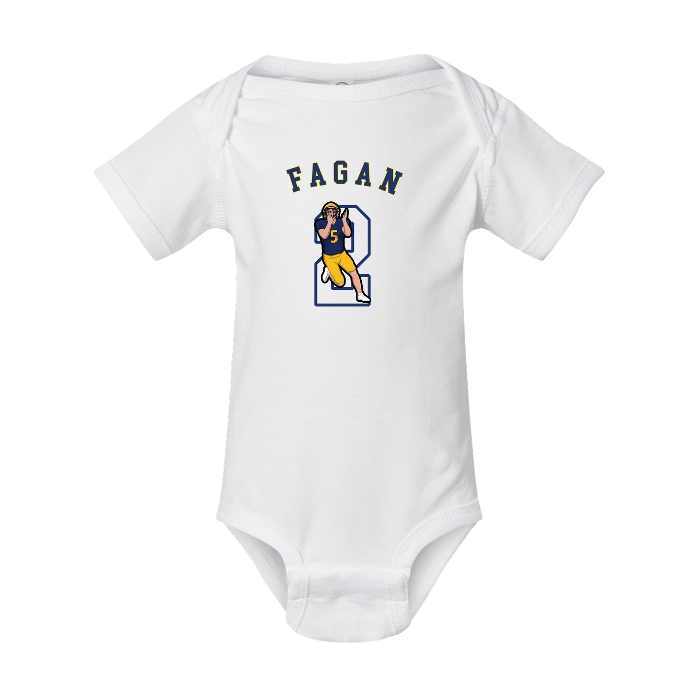 Baby Onesie — Shirsey Arch in White