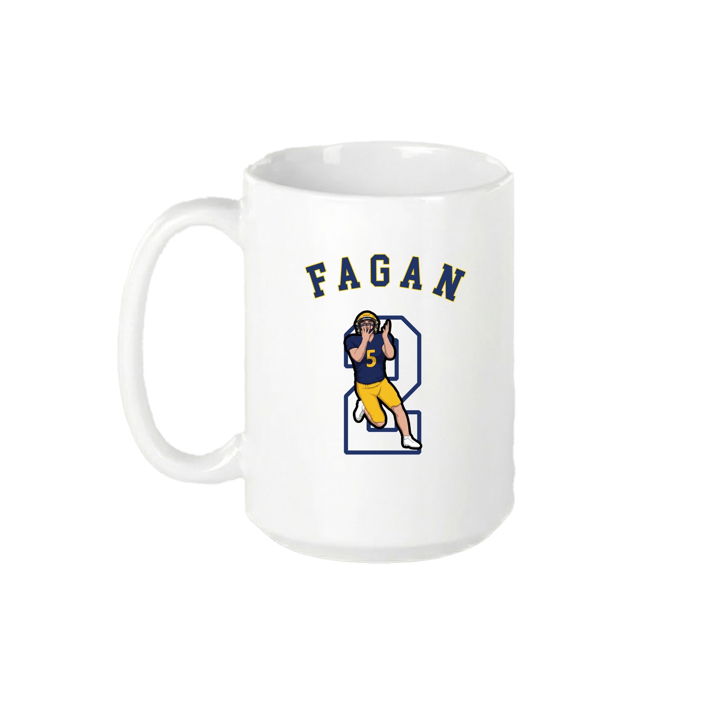 15oz Coffee Mug — Shirsey Arch in White