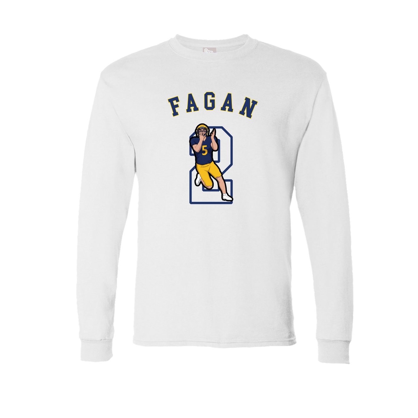 Long Sleeve Tee — Shirsey Arch in White