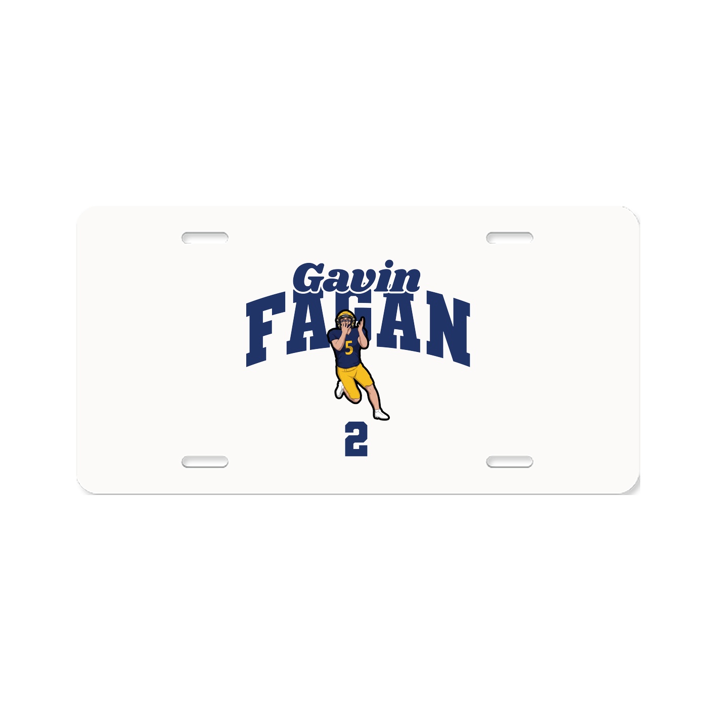 License Plate — Signature Arch in Classic