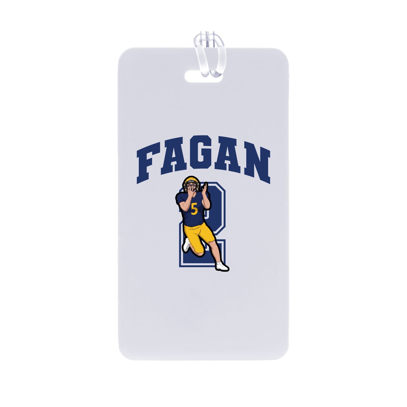 Bag Tag — Number in Classic