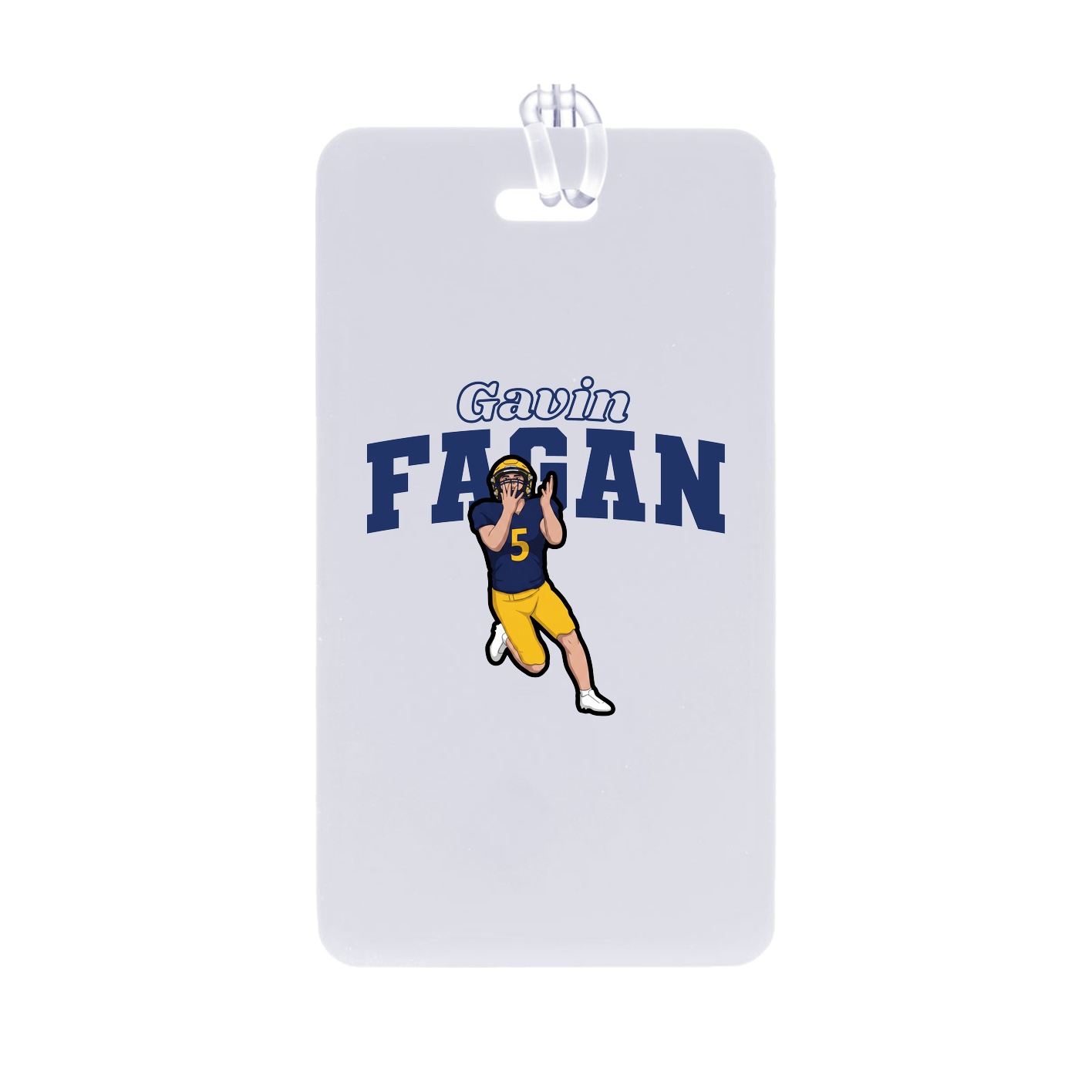 Bag Tag — Name Arch in Classic