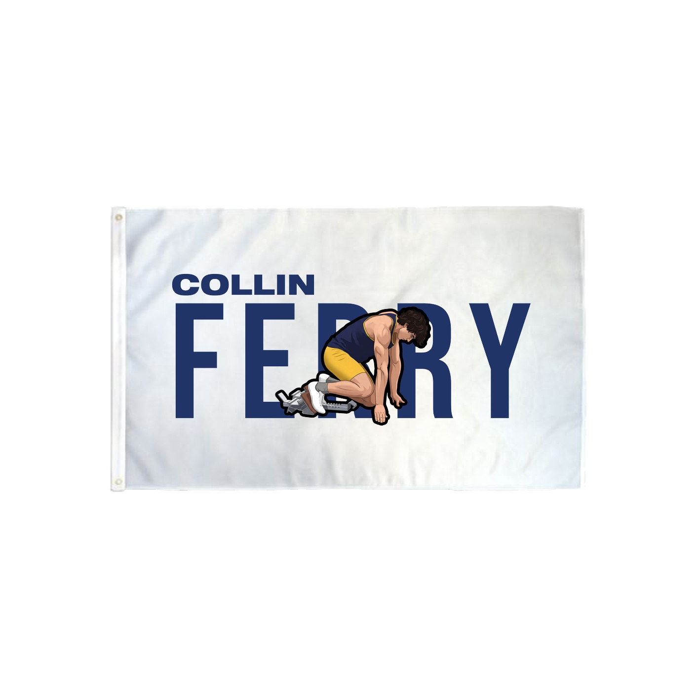 3x5 Flag — Player Name in Classic