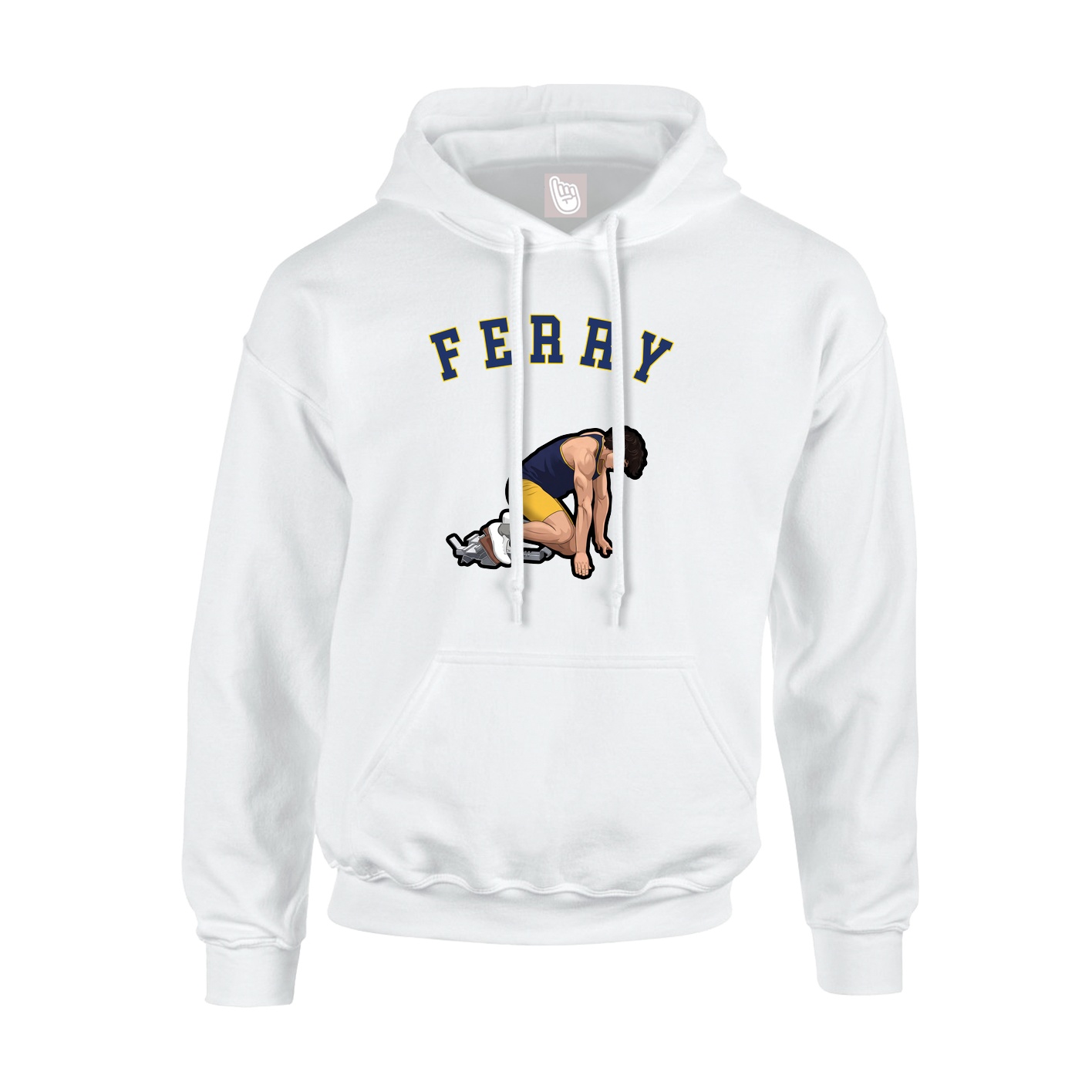 Hoodie — Shirsey Arch in White