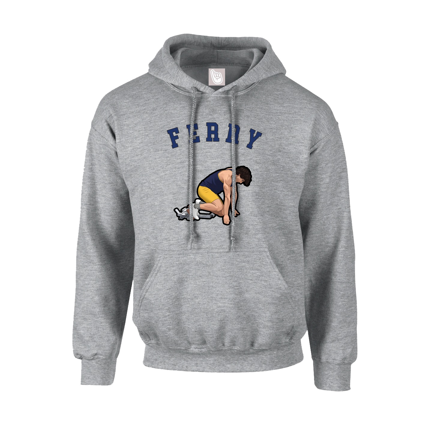 Youth Hoodie — Shirsey Arch in Grey