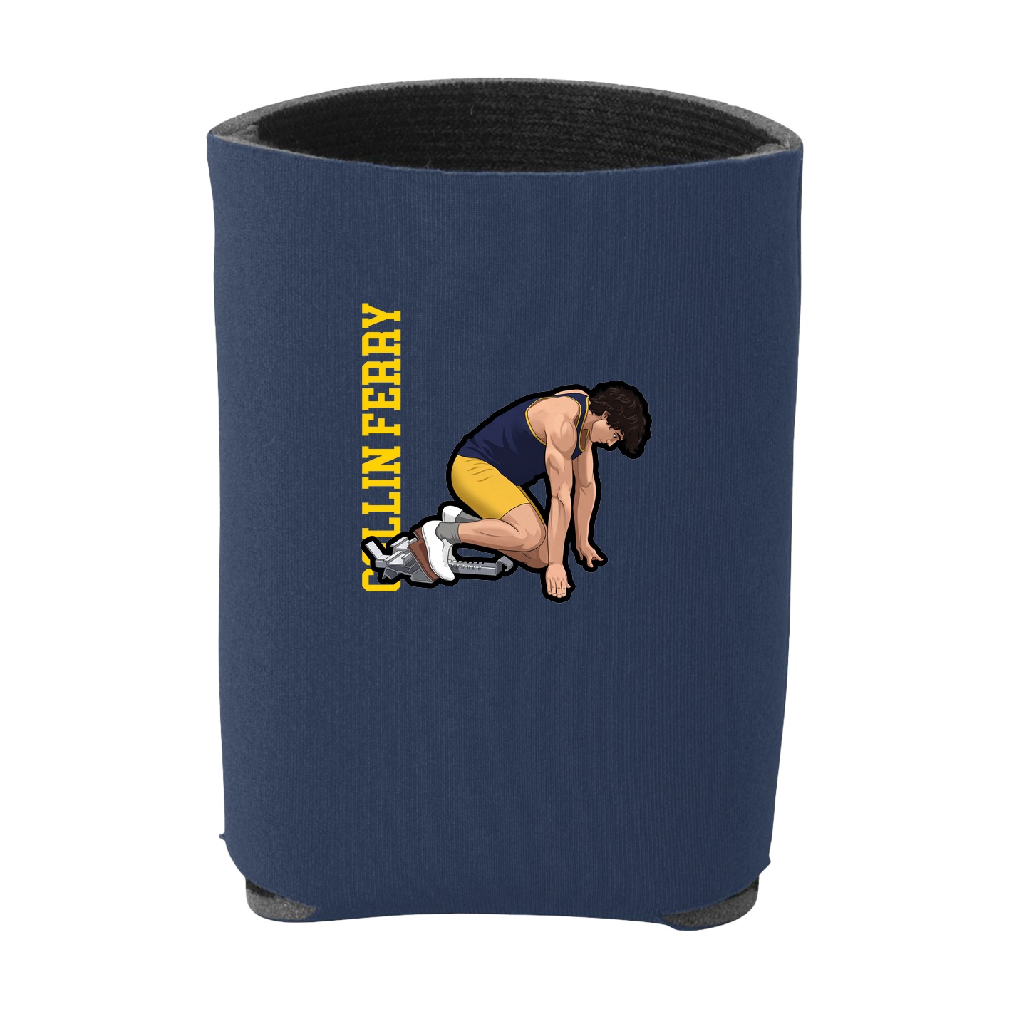 Can Holder — Name Vertical in Navy