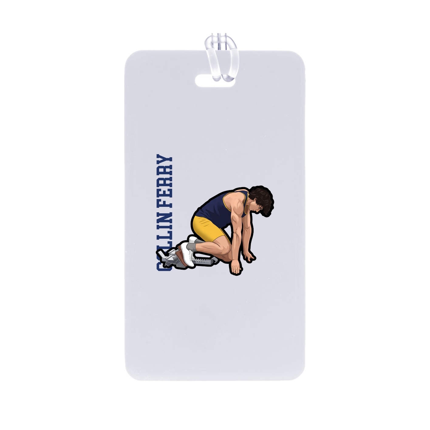 Bag Tag — Name Vertical in Classic
