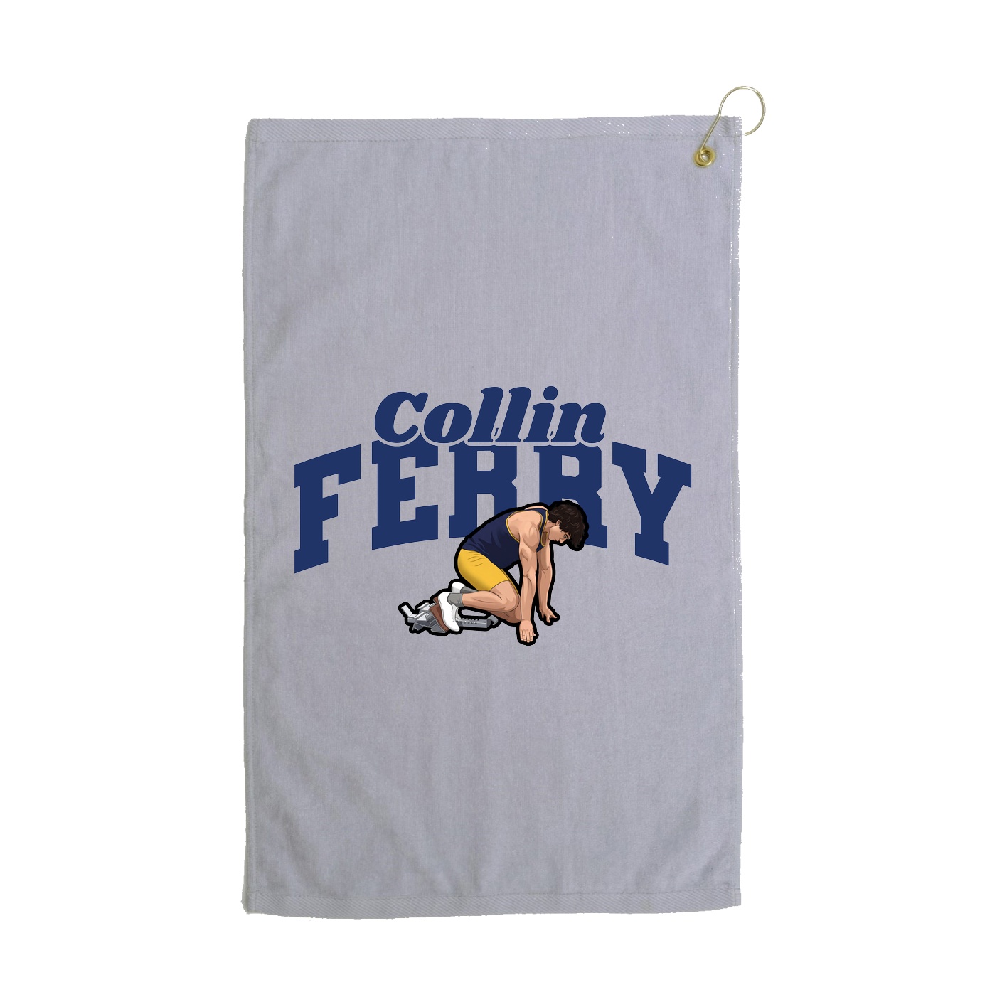 Golf Towel — Signature Arch in Grey
