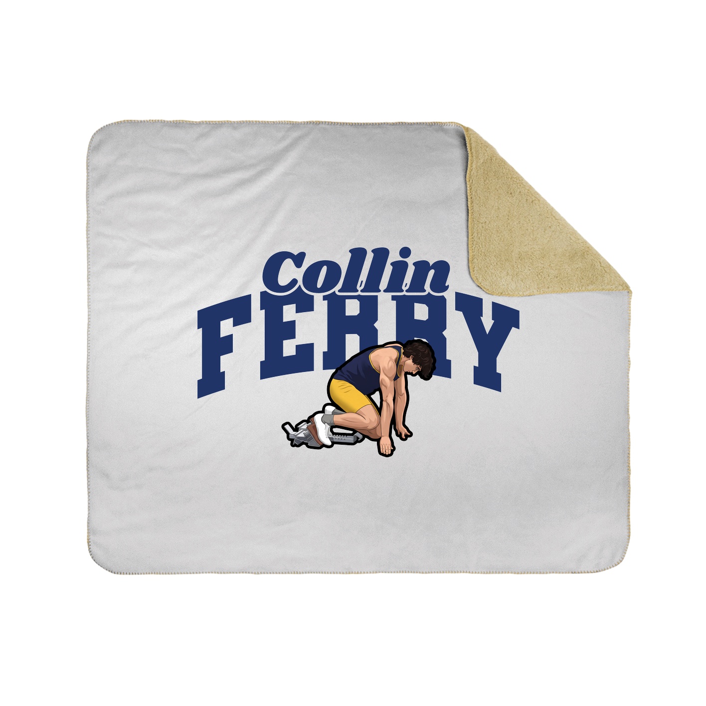 Throw Blanket — Signature Arch in White