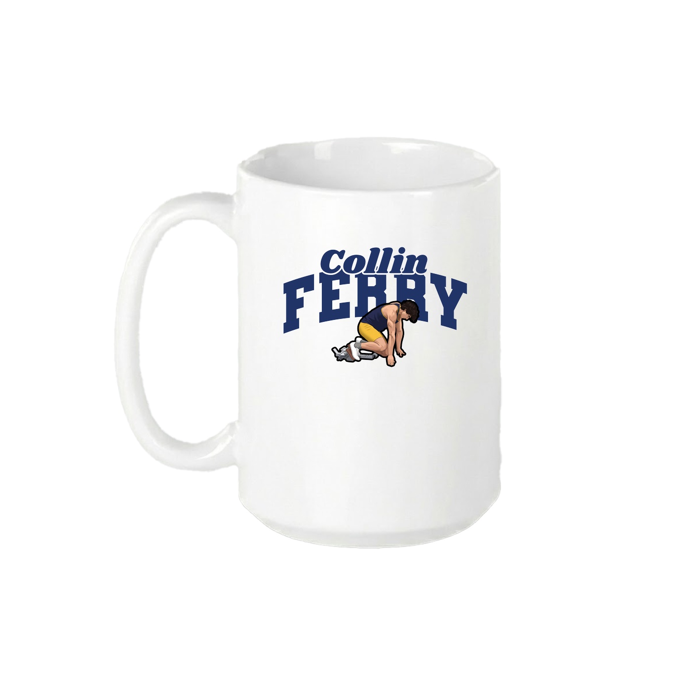 15oz Coffee Mug — Signature Arch in White