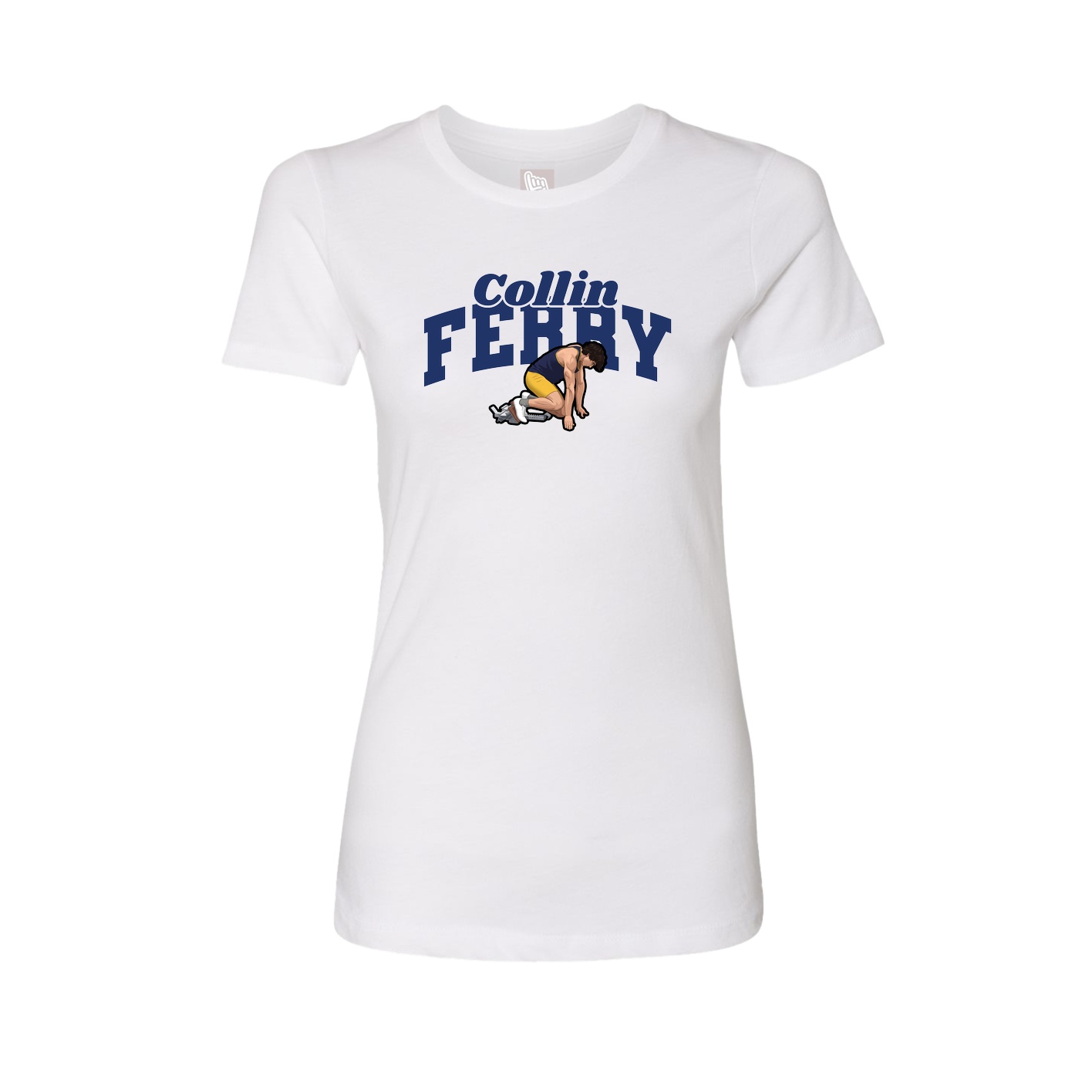 Womens Tee — Signature Arch in White