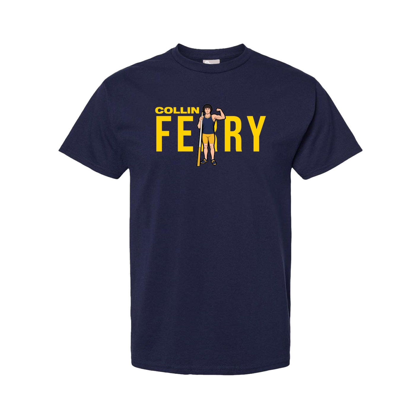 Tee — Player Name in Navy