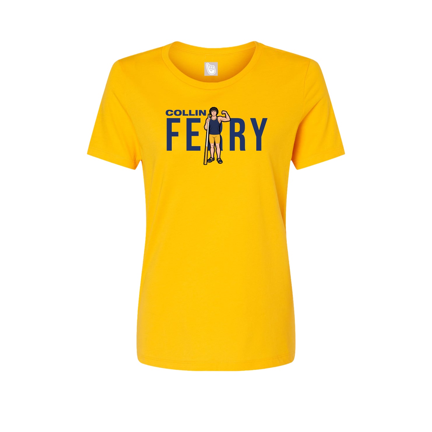 Womens Tee — Player Name in Gold
