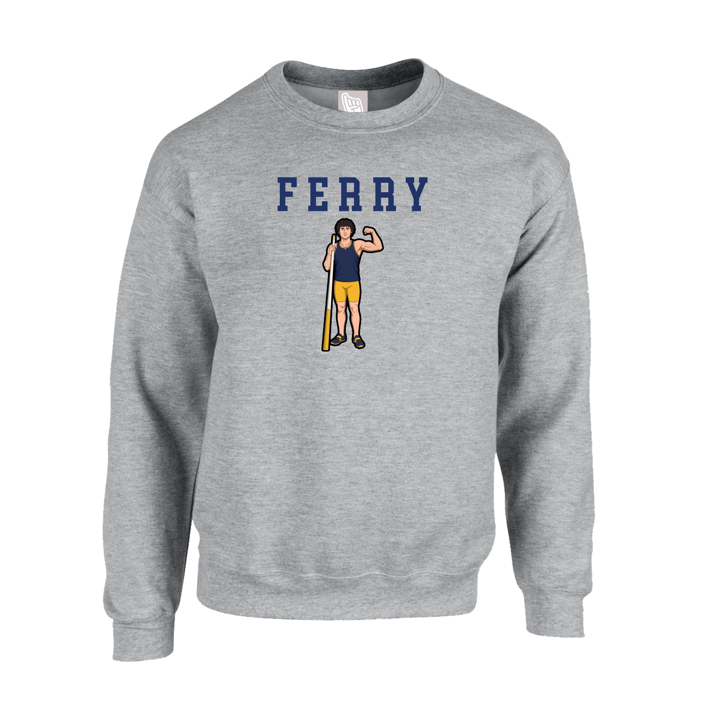 Fleece Crew — Shirsey in Grey