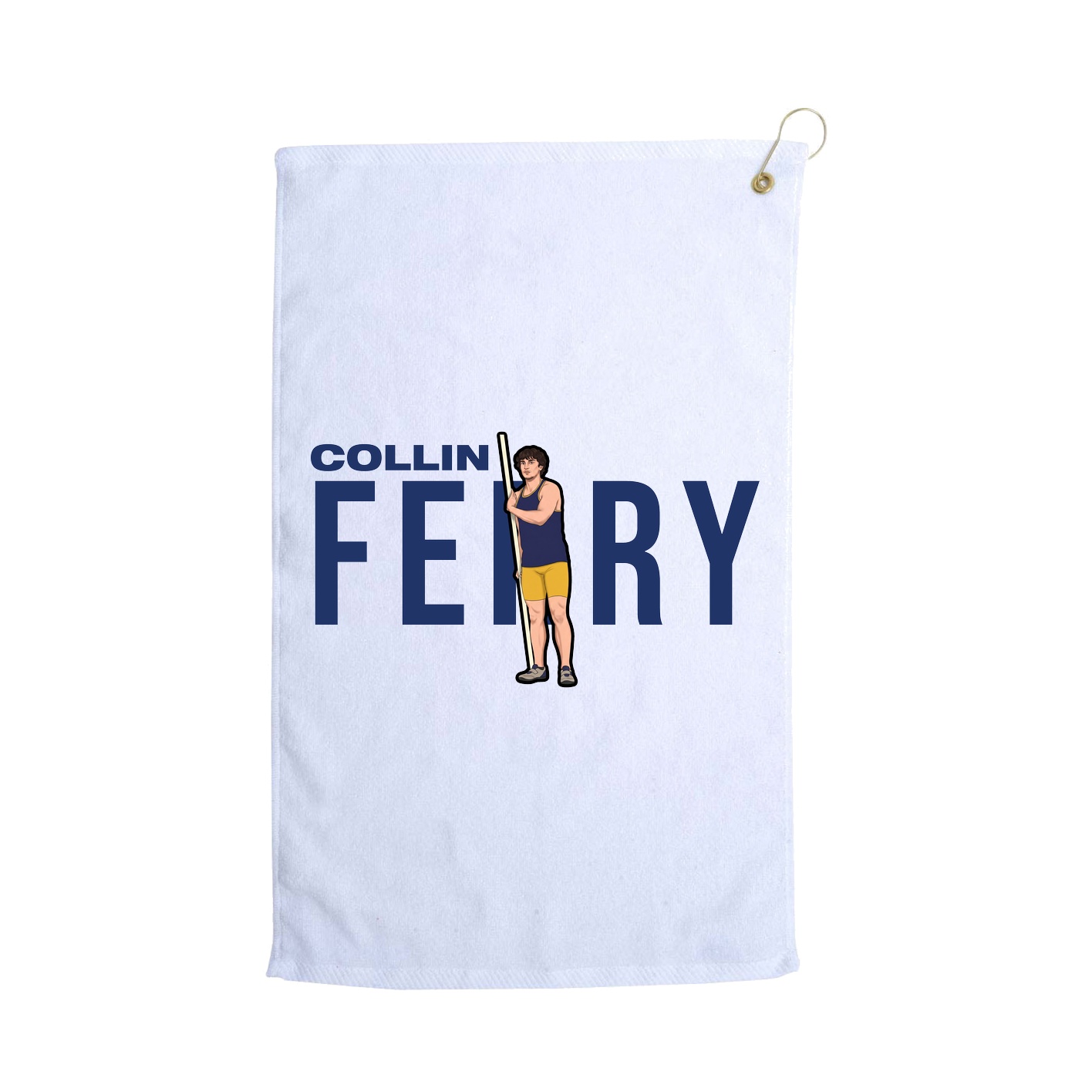 Golf Towel — Player Name in White