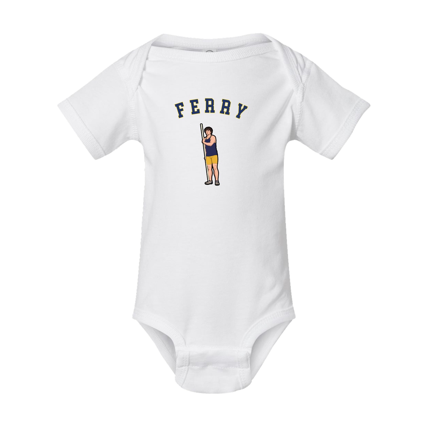 Baby Onesie — Shirsey Arch in White