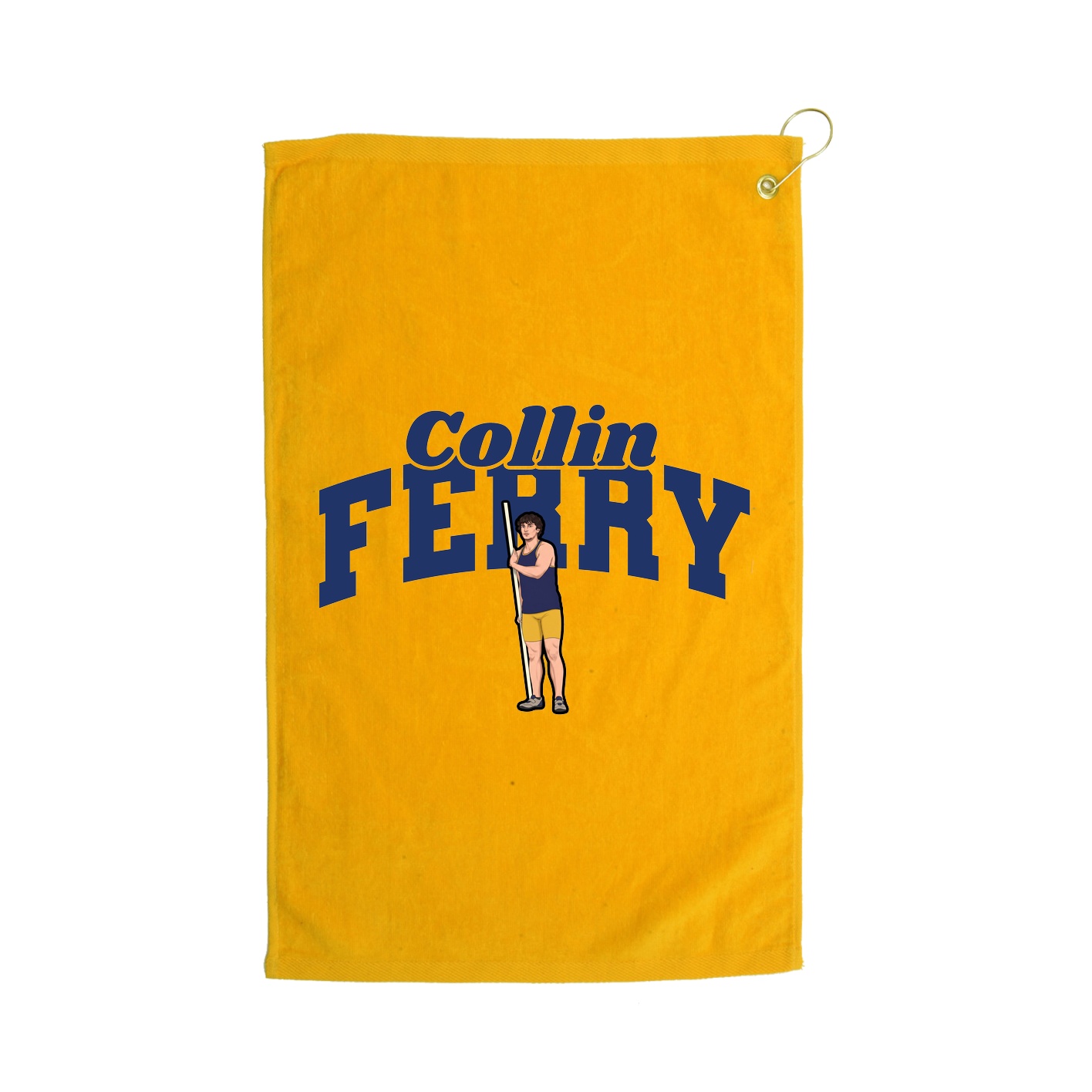 Golf Towel — Signature Arch in Gold